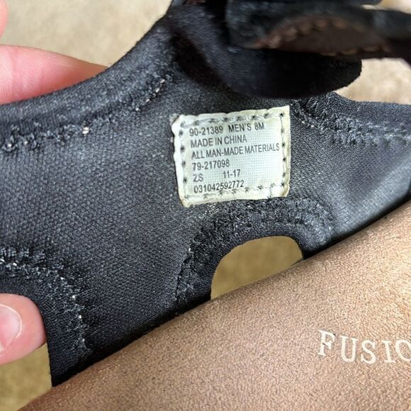 Vintage DOCKERS Brown leather strap‎ fisherman Sandals Men’s 8 - Picture 9 of 10